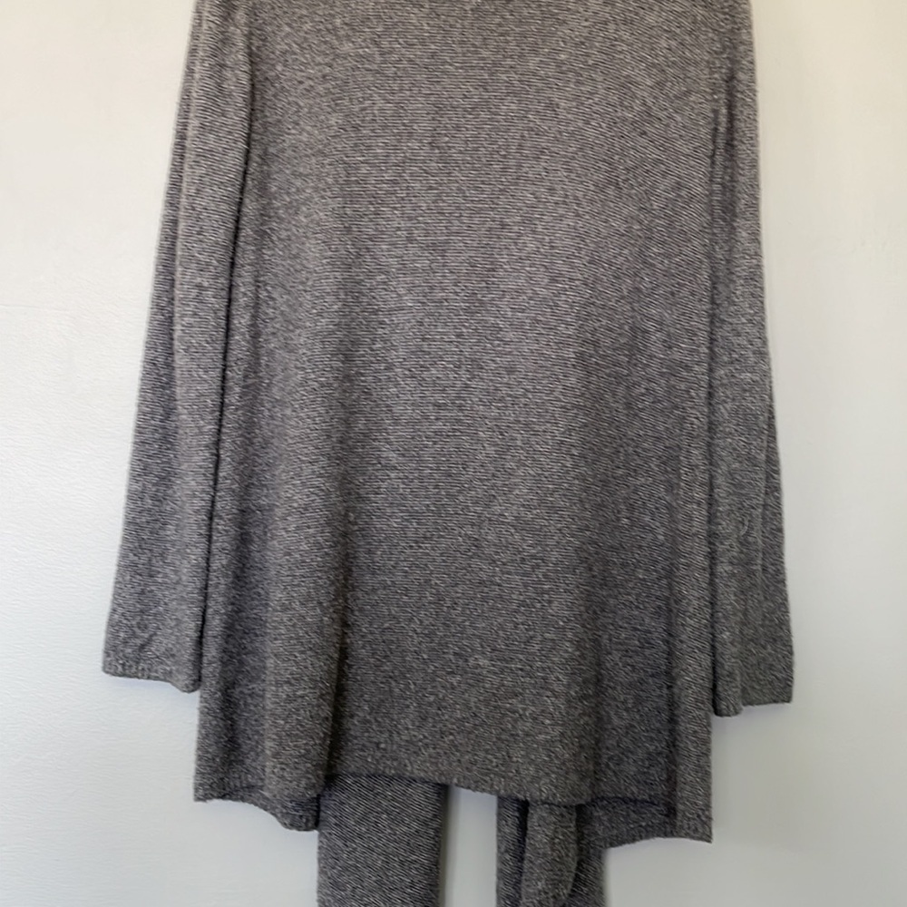 Barefoot Dreams | Bamboo Chic Lite Grey Open Front Longline Lounge Cardigan S/M - Picture 8 of 8